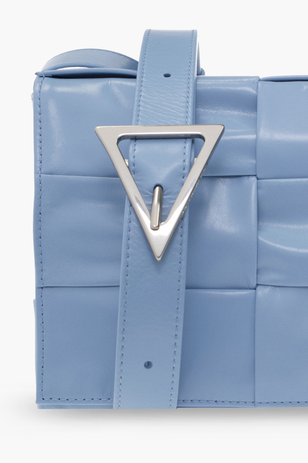 Bottega Veneta - Arco 29 Storm Blue Woven Leather Small